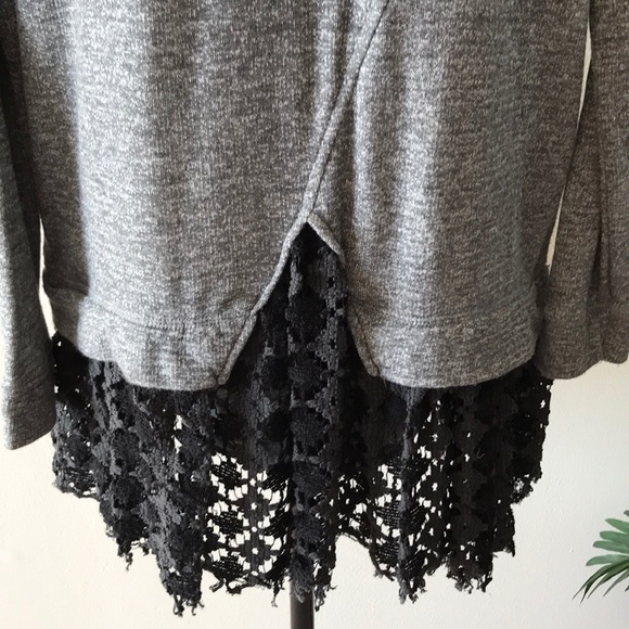 Free People Selena Rare Sweatshirt Tunic Top - Picture 5 of 7